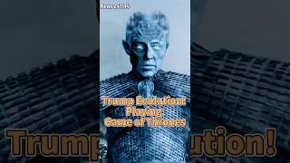 Trump Evolution Playing Game of Thrones！TrumpNews GameOfThrones USPolitics MAGA DeepState [upl. by Garling]