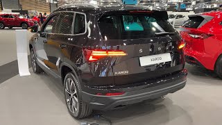 Skoda KAROQ 2022 Facelift  practicality TRUNK SPACE amp AMBIENT lights [upl. by Neelrahs28]