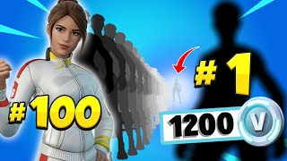 Top 100 BEST 1200 VBucks Skins To Buy in Fortnite [upl. by Hayalat]