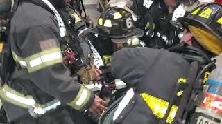 How to do CPR on a downed firefighter [upl. by Llekcm]