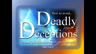 SML Seventhday Adventist Church quotHow to Avoid Deadly Deceptions Seminarquot part 3 of 3 [upl. by Ecraep]