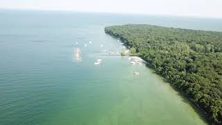 6th Annual Saginaw Bay Fun Run Charity Island Au Gres Michigan 2020 [upl. by Suravart]