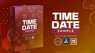 Free Time amp Date Title for Davinci Resolve [upl. by Louisette]