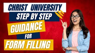 How to fill CHRIST UNIVERSITY form 2024  Christ University application form 2024 Must See [upl. by Chambers707]