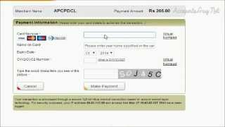 Pay Electricity Bill through SBI website using ATM Card [upl. by Argile468]