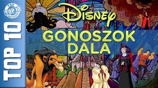 TOP 10 DISNEY GONOSZOK DALA  Legjobb dalok a főgonoszoktól [upl. by Nitsug]