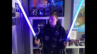 Aussabers VS Sabneo NEW LIGHTSABER Which one is better [upl. by Teirrah]