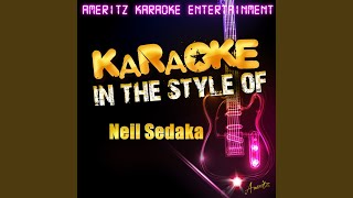 The Immigrant In the Style of Neil Sedaka Karaoke Version [upl. by Ker]