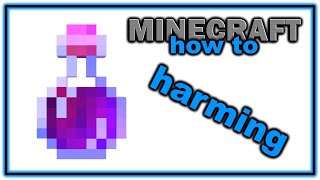 How to Make a Potion of Harming  Easy Minecraft Potions Guide [upl. by Rempe]