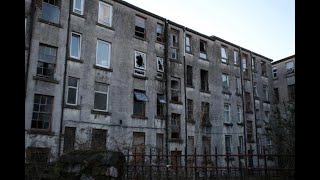 Port Glasgow Abandoned Clune Park Ghost Town Visit [upl. by Alba]