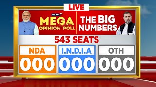 Mega Opinion Poll LIVE  Will NDA Cross The 400 Mark  Congress Vs BJP  Lok Sabha Elections 2024 [upl. by Lombard906]