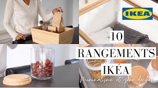 10 rangements IKÉA  Minimalisme [upl. by Aramo]