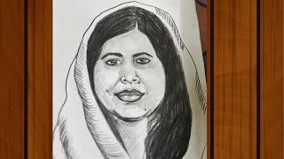 malala yousfzai drawing [upl. by Abocaj]