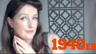 1940s makeup ★ Fab4ty Retro Style ★ 40er Jahre Look ♥ Day  Night Fab4tystyle [upl. by Julietta]