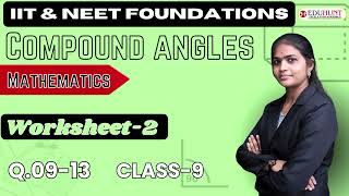 13Work sheet 2  Q0913  Compound angles  eduhunt [upl. by Aillicirp827]