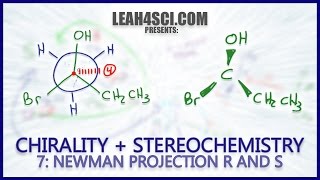 Newman Projection Stereochemistry R amp S Trick Chirality Vid 7 [upl. by Florencia]