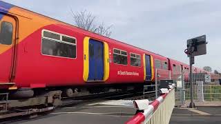 New Upgrade Wokingham Star Lane Level Crossing Berkshire Saturday 13042024 [upl. by Ellennaj]