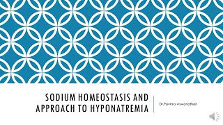 Approach to Hyponatremia and sodium balanceMDDCHDNB Pediatrics Exam preparation [upl. by Asined]