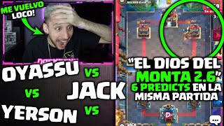 LA MEJOR PARTIDA DE MONTA 26 DE LA HISTORIA JACK vs YERSON vs OYASSUU  DrekzeNN  Clash Royale [upl. by Deland]