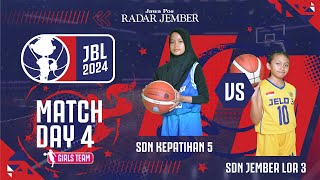 LIVE JBL 2024 SDN KEPATIHAN 5 VS SDN JEMBER LOR 3 [upl. by Enilehcim]