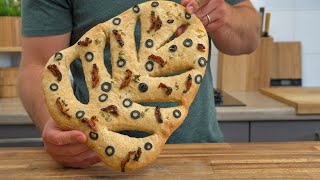 Fougasse simple et rapide parfaite pour lapéritif [upl. by Voltz533]