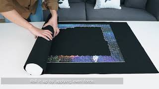 How to Use a Puzzle Mat  Puzzle Roll Jigsaw Storage Felt Mat [upl. by Alehc996]