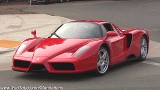 Supercars Accelerating Enzo F40 Murcielago GT40 amp More [upl. by Jocko]