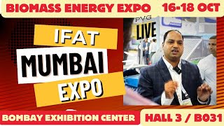 Biomass Pellet Manufacturing Plant  BioCNG  IFAT Bio Energy Expo Bombay Exhibition Center Mumbai [upl. by Eybbob]