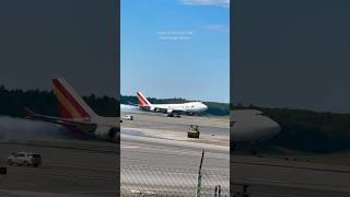 Kalitta Air 747 Arrival Anchorage Alaska Plane Spotting [upl. by Nelie]