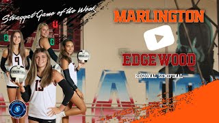 Marlington vs Edgewood Volleyball Regional Semifinal [upl. by Yrolg]