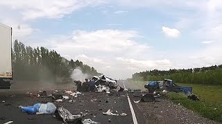 Idiots in Cars 2023 Russian Roads 32 [upl. by Neirol694]