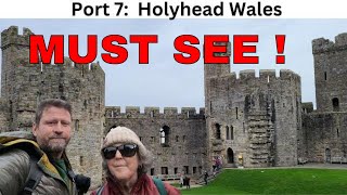 Caernarfon Castle Holyhead Wales  British Isles cruise on the Regal Princess Port 7 [upl. by Forest]