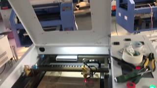 4040 50W laser engraver machine [upl. by Alcinia176]