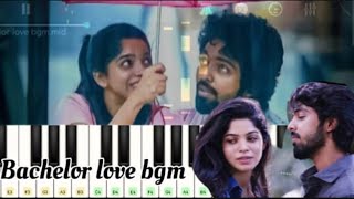 Bachelor love bgm  GV Prakash Easy piano tutorial in piano cover gvprakash pianocover lovebgm [upl. by Norrahc]