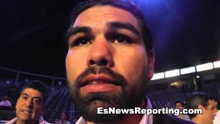 perro angulo going for canelo vs mayweather but says floyd wins easy  EsNews Boxing [upl. by Nork]