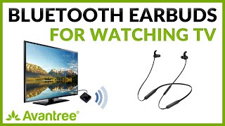 How to Use Avantree HT4186  The Best Bluetooth Adapter and Earphone set for Watching TV [upl. by Seitz]