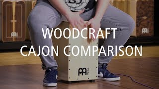 MEINL Percussion  How do the Woodcraft Cajons sound  Comparison Video [upl. by Adnot]