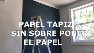 COMO Poner PAPEL TAPIZ en la pared [upl. by Samaj]