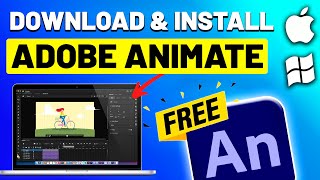 How to Download Adobe Animate for FREE on PC amp MAC in 2024 Updated Way [upl. by Joliet]