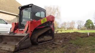 Grading Yard With A Skid Steer [upl. by Aitnic]