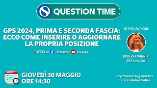 Tutorial GPS 2024 prima e seconda fascia ecco come inserire o aggiornare la propria posizione [upl. by Ellekim]