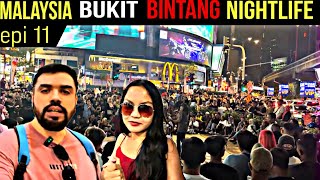 quotBukit Bintang Nightlife in Malaysia Street Concerts amp Indian Cuisinequot [upl. by Hekking]