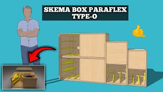 SKEMA LENGKAP BOX PARAFLEX TYPEO 21 18 15 12 INCH SUBWOOFER PARAFLEX [upl. by Ilahsiav]