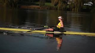 One of the best rowing technique for analysis video by Kimberley Brennan Rowing Australia [upl. by Tabor]