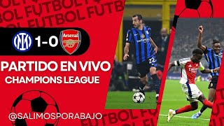 INTER VS ARSENAL EN DIRECTO ⚽️ 🚨 LAUTARO MARTINEZ TITULAR 🚨 FECHA 4  CHAMPIONS LEAGUE [upl. by Olgnaed]