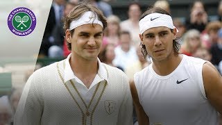 Roger Federer vs Rafael Nadal  Wimbledon 2008  The Final in full [upl. by Tnaryb]