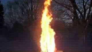 Christmas Tree Burning [upl. by Goodyear]