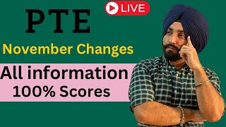 PTE exam changes 4th November all information templates working or not new templates Gurwinder Sir [upl. by Ofloda357]