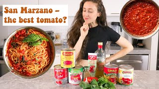 How to make amazing San Marzano tomato sauce with canned San Marzano tomatoes [upl. by Ymij]