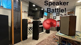 Speaker Battle  Martin Logan Stacked Advents Polk Boston La Scala JBL [upl. by Kiehl]